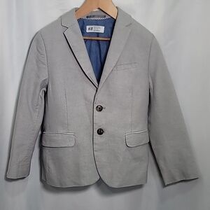 H&M 100% Cotton 2 Button Sportcoat Blazer Lined